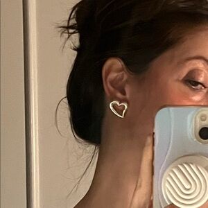 925 Sterling Silver Heart Earrings